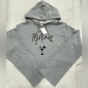 Chiara Ferragni Cream Sweatshirt with Flirty Eyes Graphic NWT